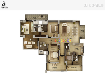 pioneer-araya-3bhk-apartment-layout-plan pioneer-araya