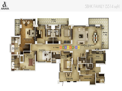 pioneer-araya-5bhk-apartment-layout-plan pioneer-araya